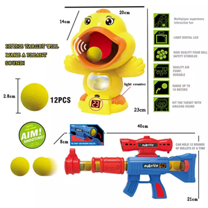ست تفنگ بازی مدل اردک Shooting to Mouth Duck کد 666-اسباب بازی
